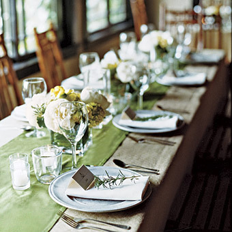 burlap table cloth