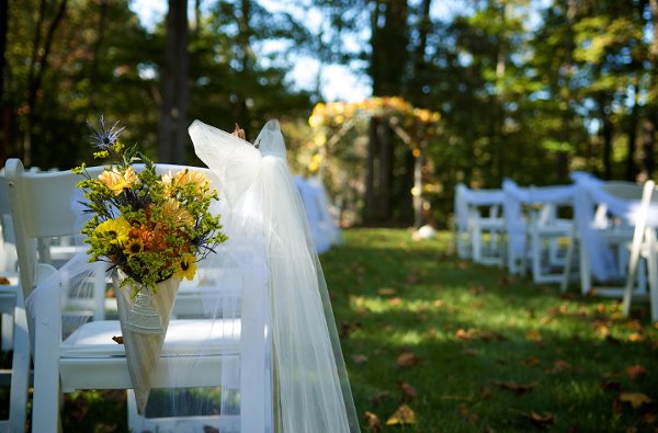 flower cones for pews