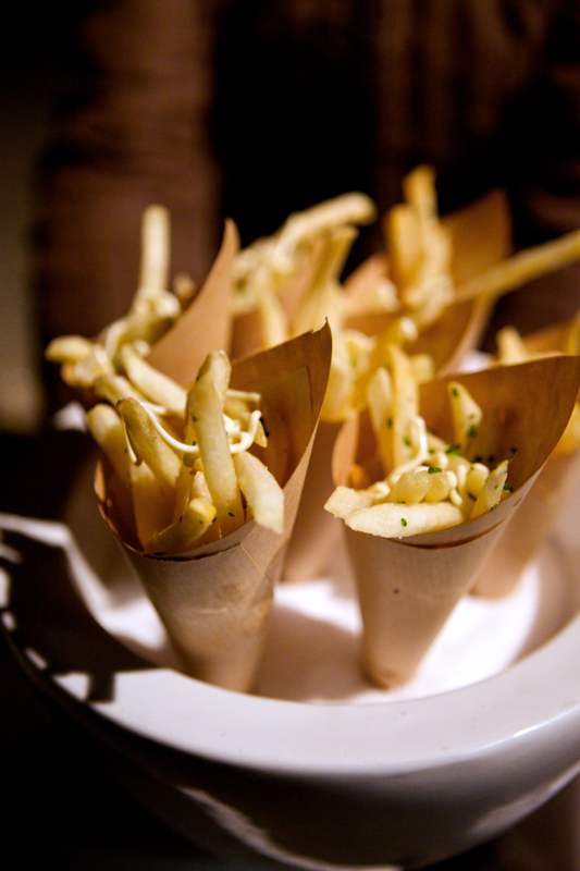 french fries wedding