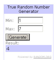 random number generator