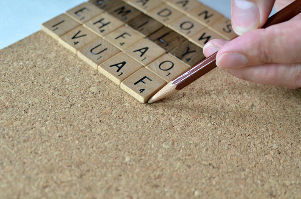 scrabble coaster