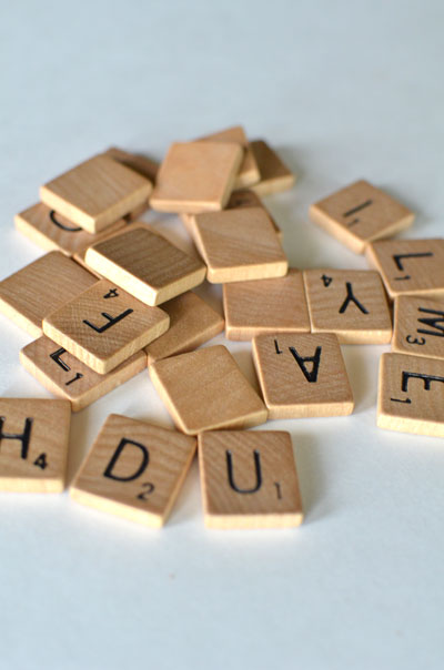 scrabble tiles