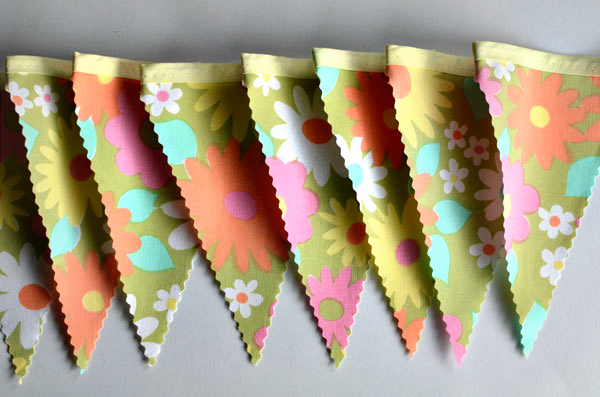 groovy bunting