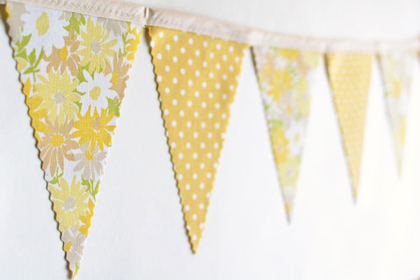 yellow vintage banner