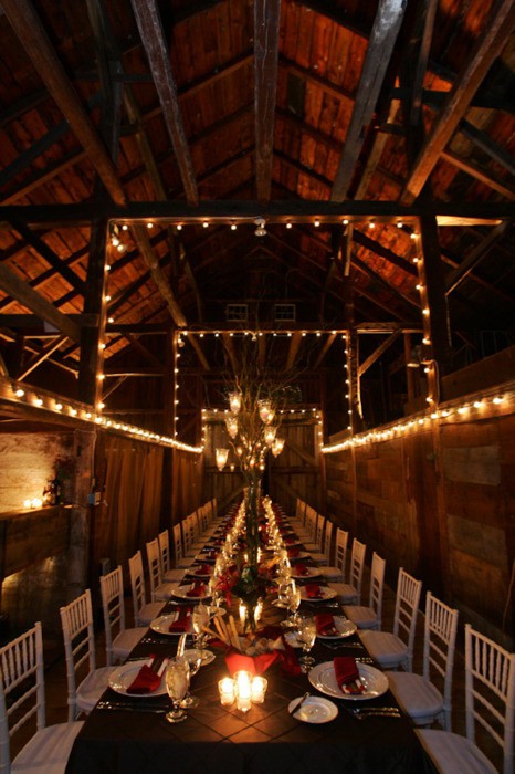 candles barn wedding