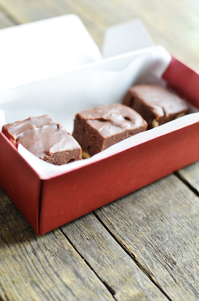 walnut fudge favors