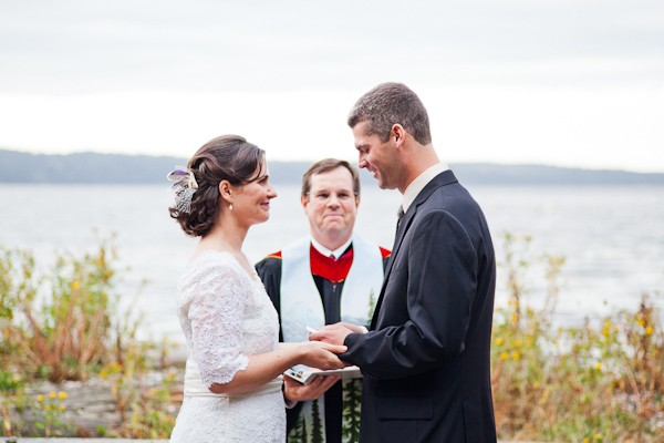 Intimate Boathouse Wedding At Cama Beach State Park Katie And Cama Beach Wedding Ceremony