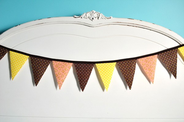 earthy wedding bunting