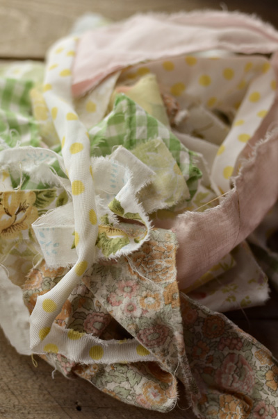 fabric scraps vintage