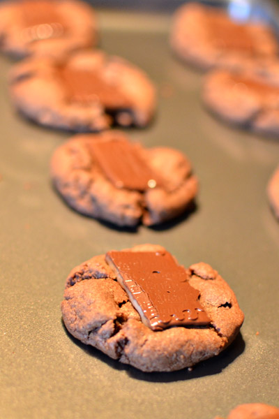 chocolate mint cookies