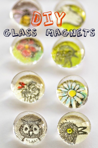 DIY Glass Magnets - Craft Amazing 