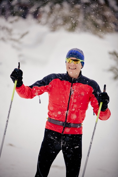 skiing wedding