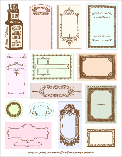 apothecary labels