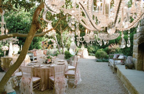 courtyard wedding