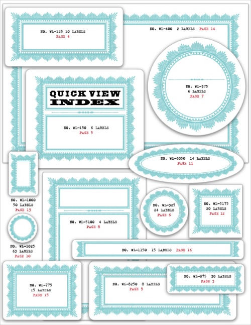 printable labels