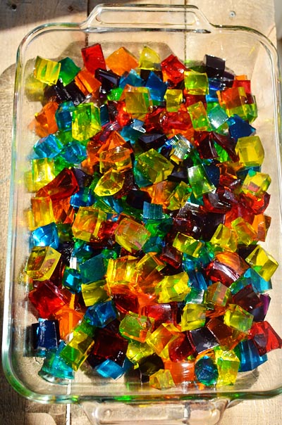 cubed jello