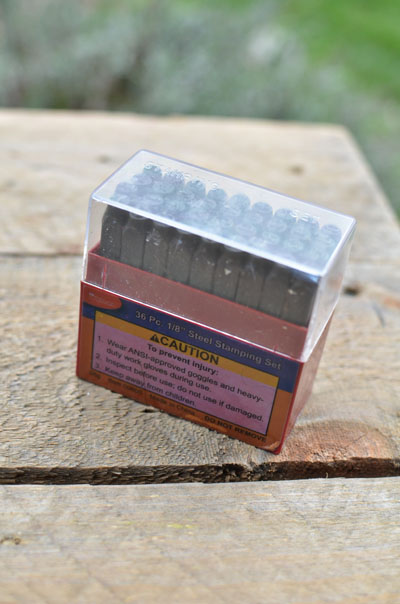 steel stamping set
