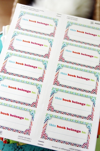 Bookplate templates