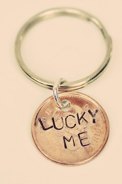 lucky penny pendant