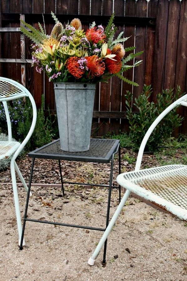 flower in bucket