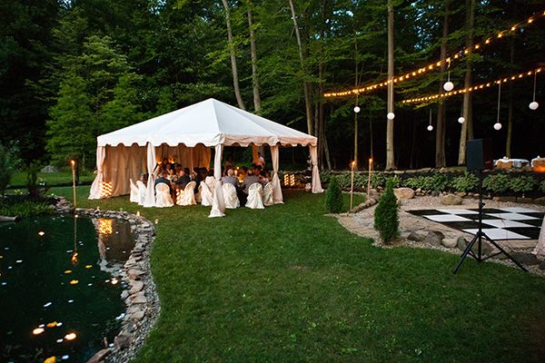 Sarah and Zacs $7,000 Backyard Wedding