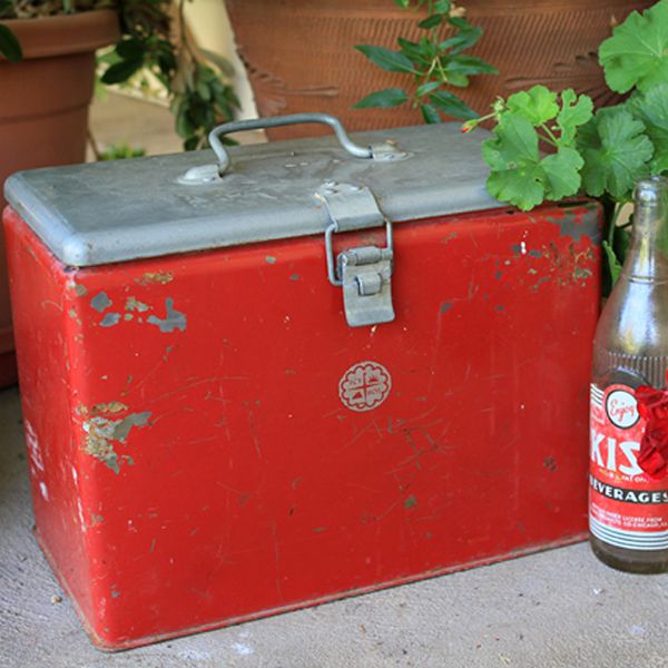 vintage ice chest