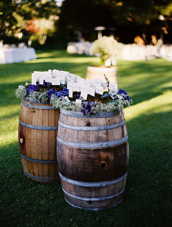 wine barrels