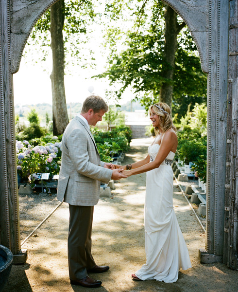 greenhouse wedding