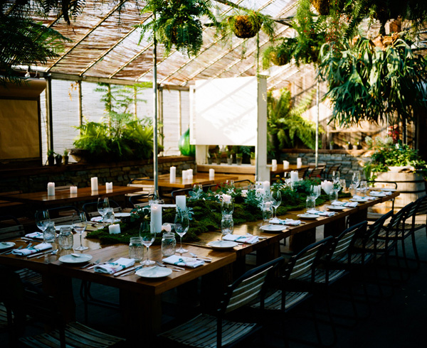 greenhouse wedding