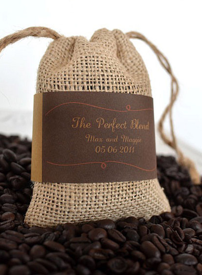 coffee favor bags