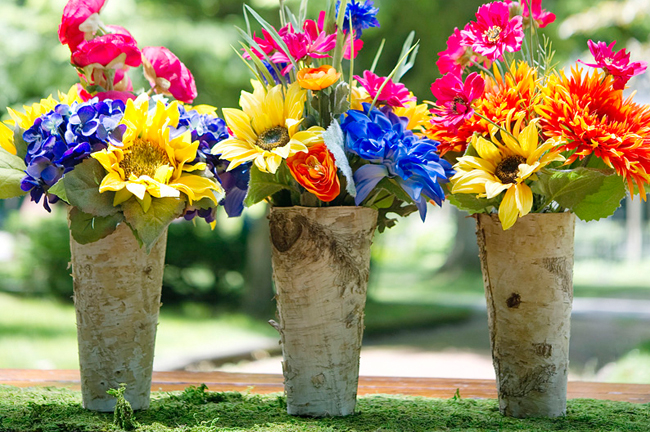 birch bark wedding