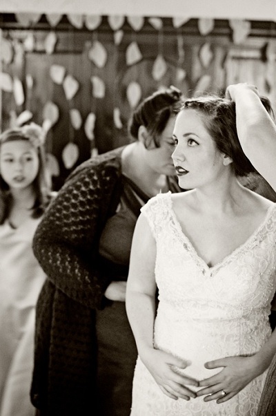 bride getting ready