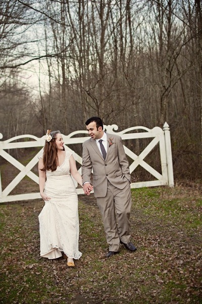 Fall barn wedding