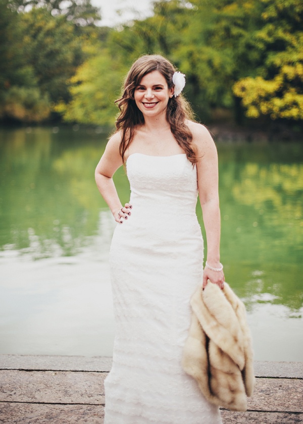 bride in central park