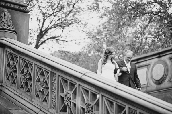 Intimate central park wedding ceremony