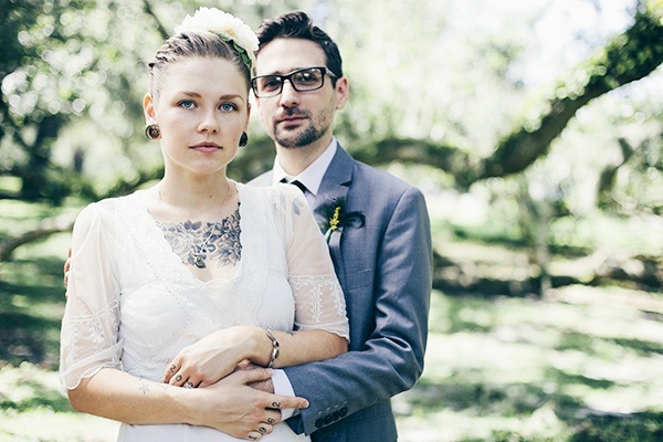 tattooed bride