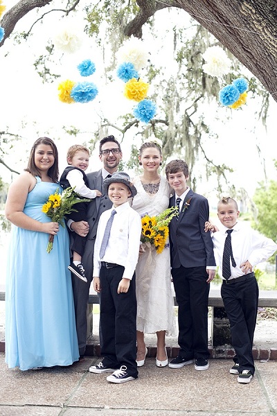 Outdoor Florida wedding ceremony