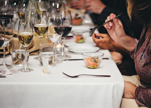 wedding appetizers at City Winery