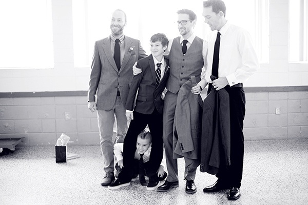 groomsmen portrait