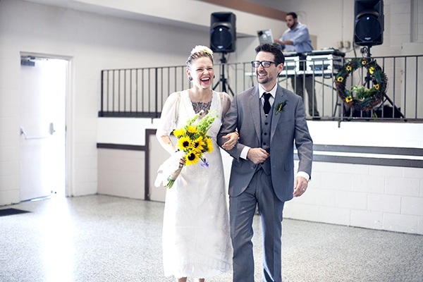 Bride and groom entrance