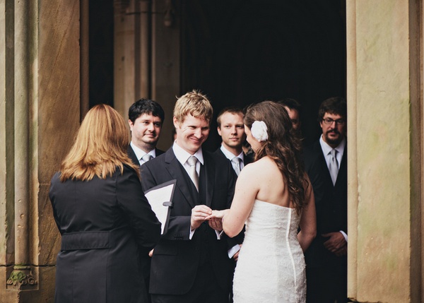 Central Park wedding ceremony