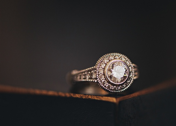 vintage inspired engagement ring