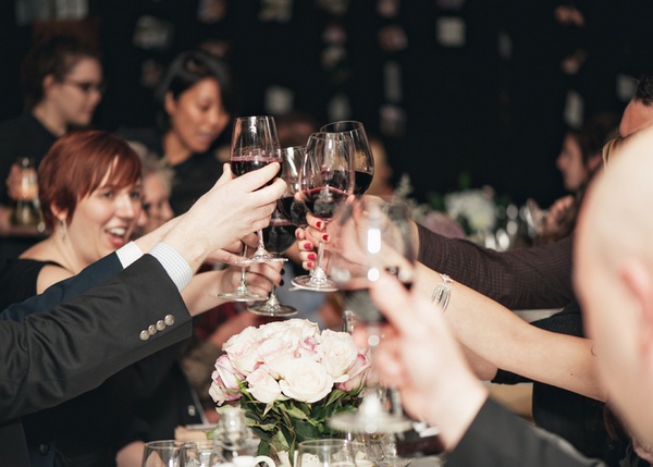 wedding toast at City Winery