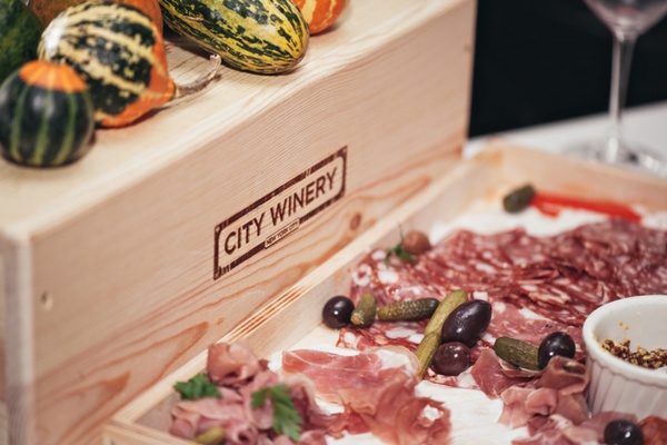 City winery wedding charcuterie