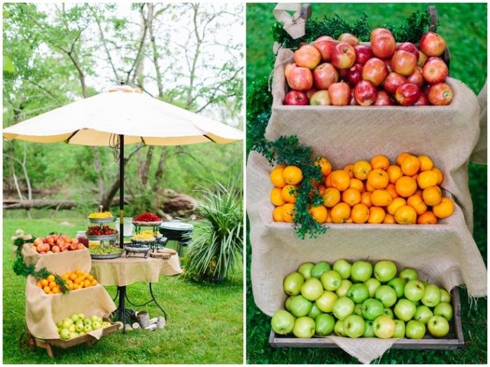 fruit wedding