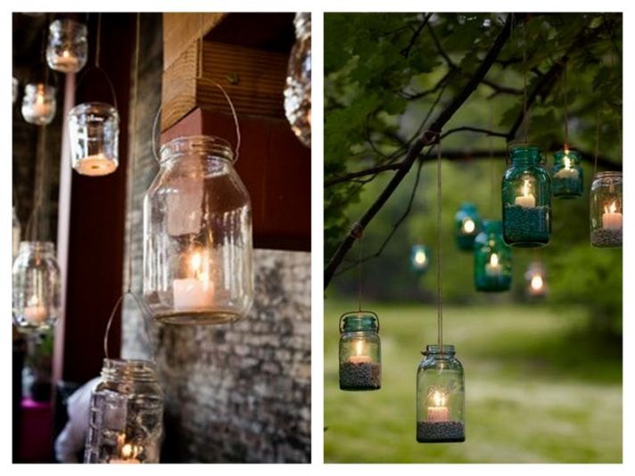 mason-jar-lanterns-candles-wedding