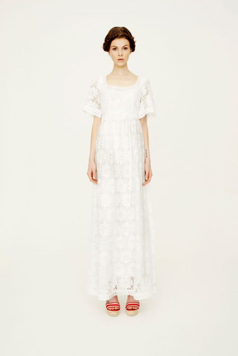 10 Alternative Wedding Dresses under $500  | Collette Dinnigan Santa Fe Lovers Lace Maxi Dress