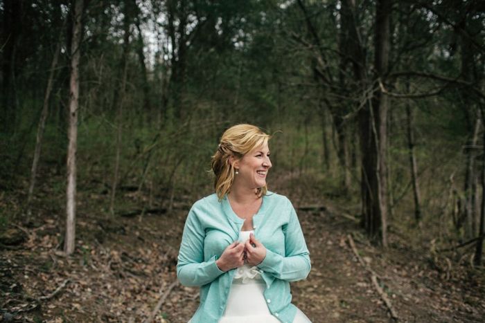 intimate tennesee wedding - bride