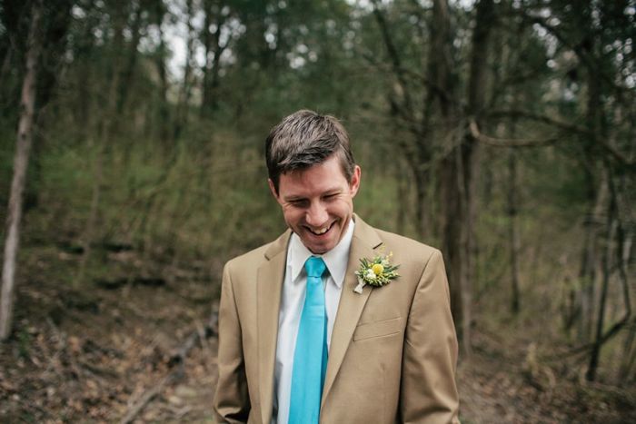 intimate tennesee wedding - groom