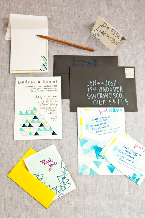 Geometric Wedding Ideas